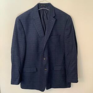 Lauren Ralph Lauren Men’s Sports Coat Blue Plaid Preppy Classy